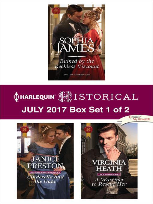 Title details for Harlequin Historical July 2017, Box Set 1 of 2 by Sophia James - Wait list